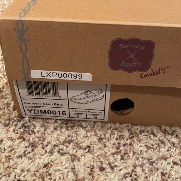 Twisted X bomber neon blue shoes - Picture 3 of 5